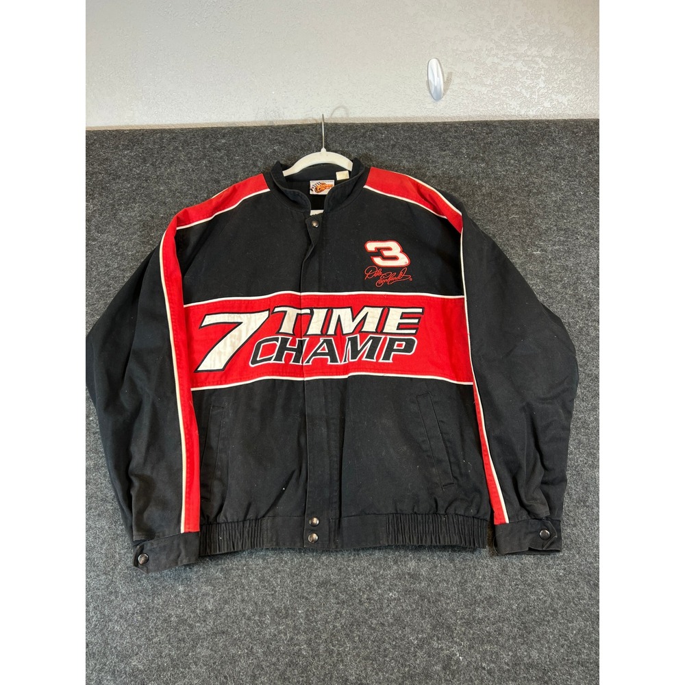 VTG 90s  Nascar Jacket Mens XL Winners Circle Dale Earnhardt NASCAR 7 Time Champ